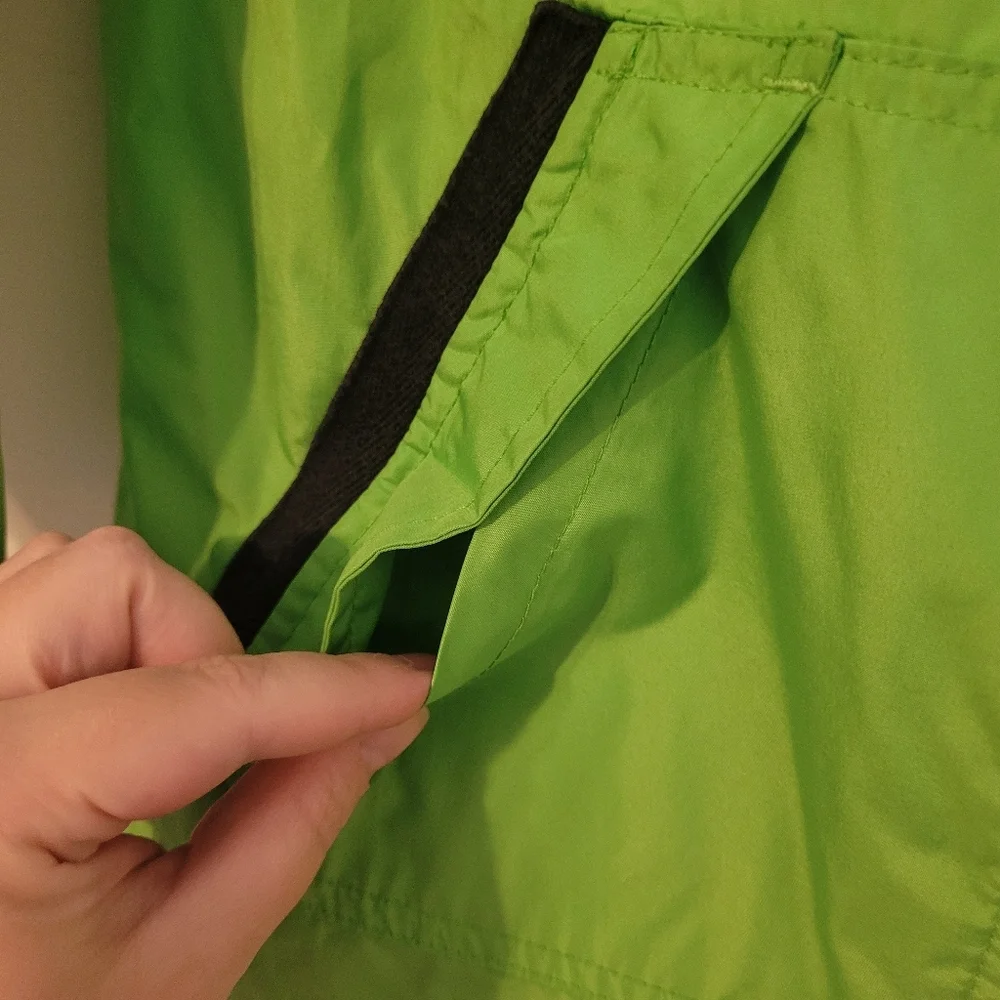 London Fog Green Lightweight Kids Jacket with Hood Size 7